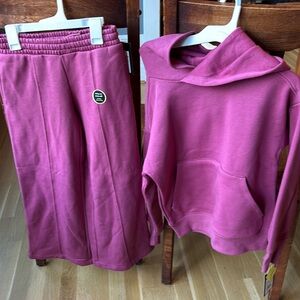 Art Class wide leg sweatpants and hoodie medium